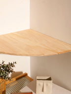 Round Wooden Corner Shelf, product photo 4