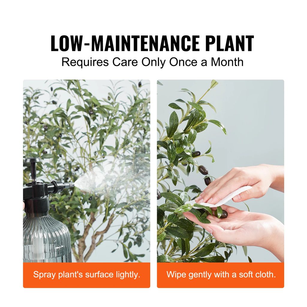 Artificial Olive Tree, Tall Faux Olive Plant in Pot for Living Room, Entryway and Office, 150 or 180 cm