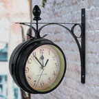 Double-Sided Station Wall Clock, product photo 1