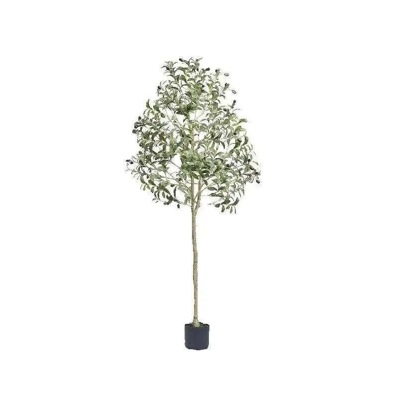 Artificial Olive Tree, Tall Faux Olive Plant in Pot for Living Room, Entryway and Office, 150 or 180 cm
