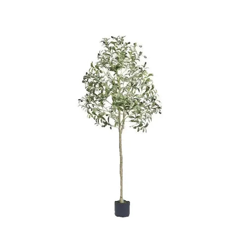 Artificial Olive Tree, Tall Faux Olive Plant in Pot for Living Room, Entryway and Office, 150 or 180 cm