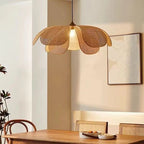 Rattan Petal Pendant Light, product photo 3
