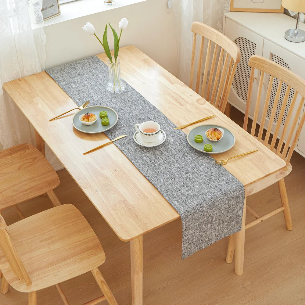Faux Linen Table Runner, product photo 1