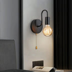 Black Iron Wall Lamp, product photo 2