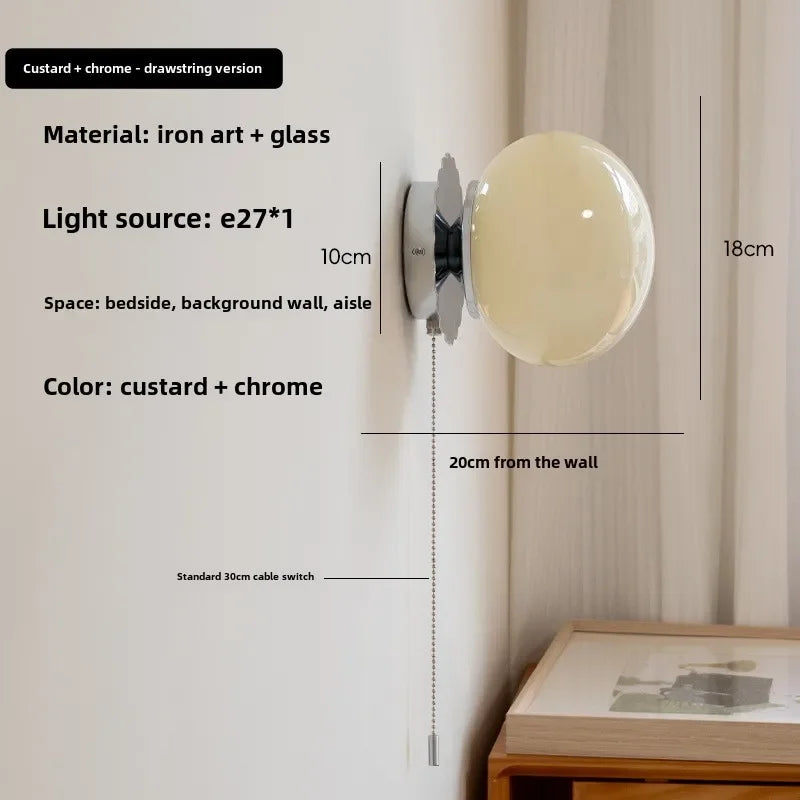 Glass Ball Wall Sconce, product photo 7