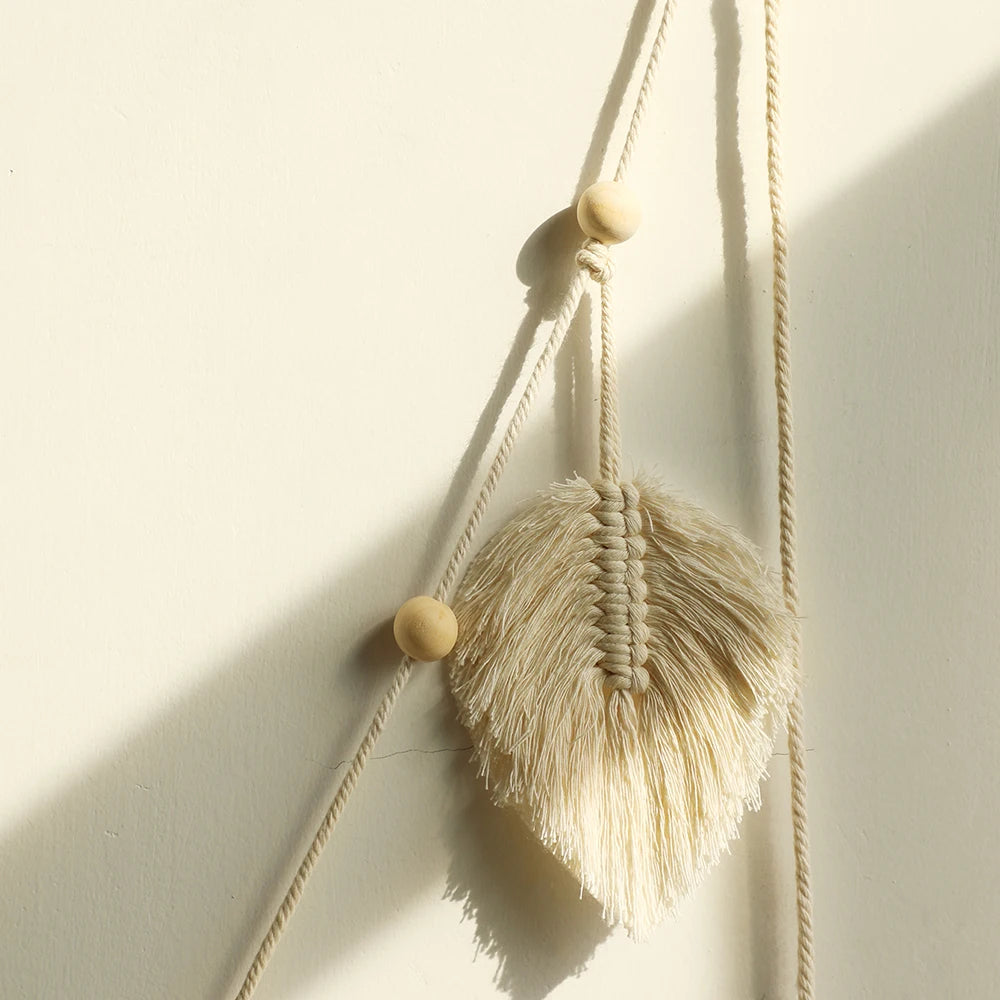Macrame Leaf Garland, product photo 4