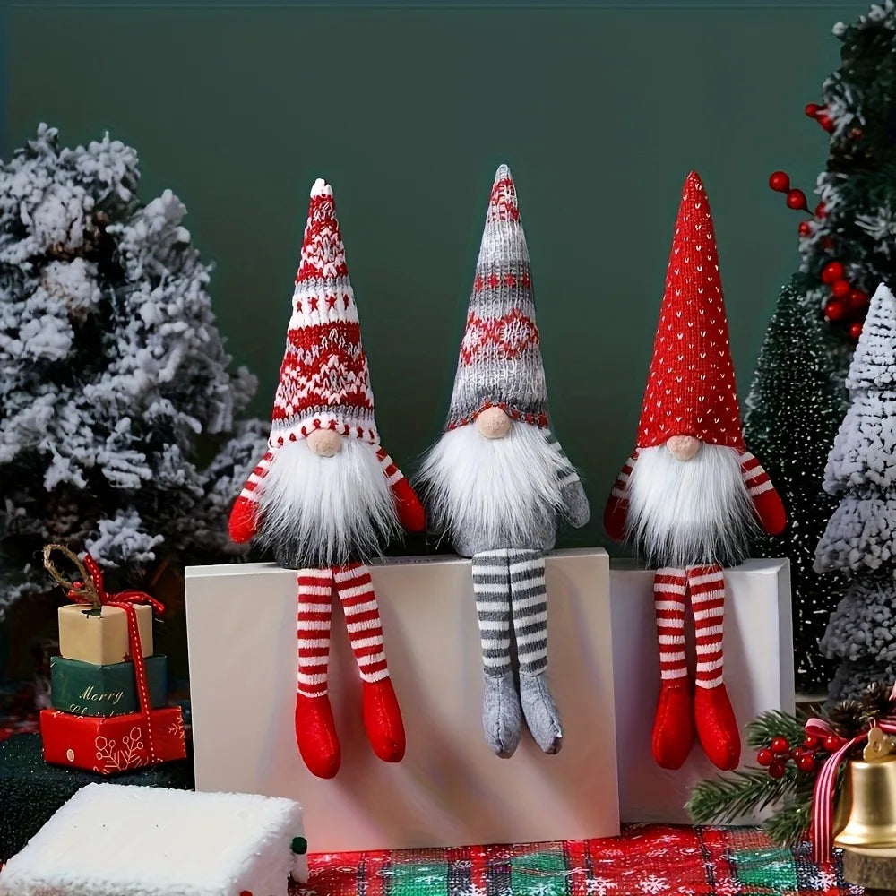 Knitted Christmas gnome