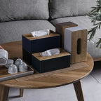 Bamboo Cover Tissue Box, product photo 1