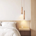 Travertine Tube Pendant Light, product photo 2