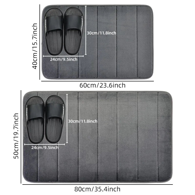 Soft Striped Bath Mat, product photo 2