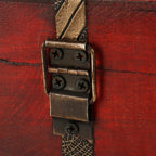 Vintage Wooden Storage Box with Lid and Latch, Keepsake Box for Jewelry, Letters and Small Items