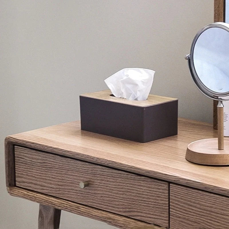 Bamboo Cover Tissue Box, product photo 2