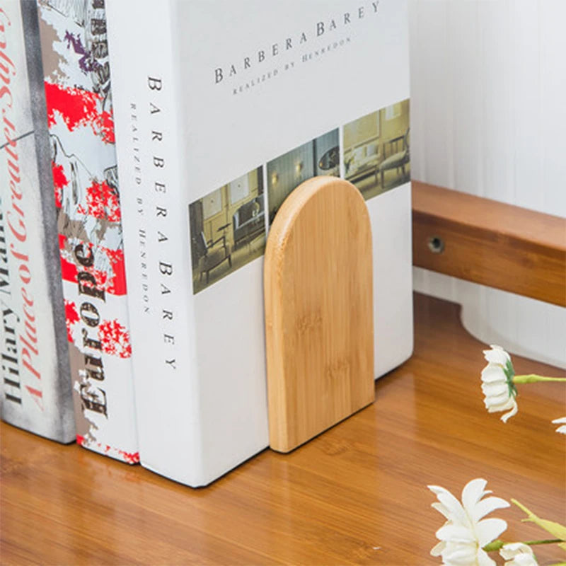 Bamboo Bookends Set of 2, product photo 2