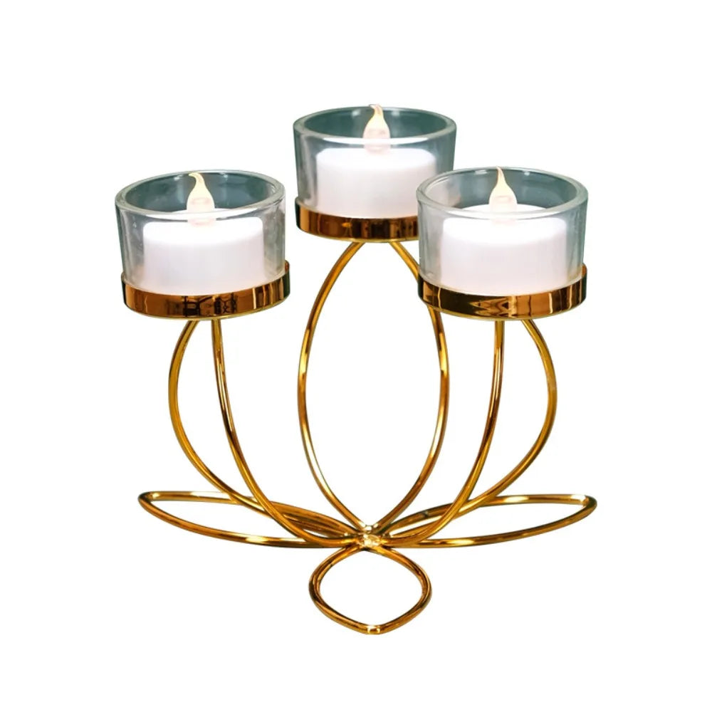 Iron Candelabra Candle Holder, product photo 3