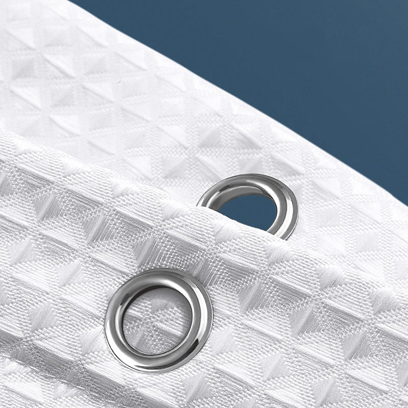 Waffle Weave Shower Curtain, product photo 2