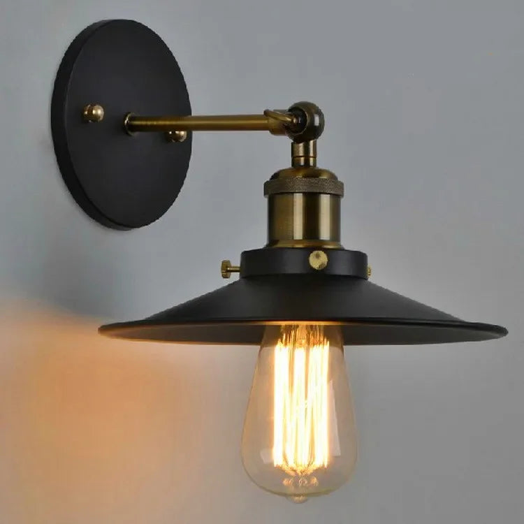 Industrial Iron Wall Lamp, product photo 5