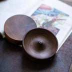 Walnut Incense Holder, product photo 4
