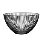 Metal Wire Fruit Bowl, Modern Countertop Basket for Fruit, Bread and Snacks, Black or White