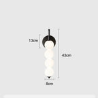 Stacked Globe Wall Lamp, product photo 2
