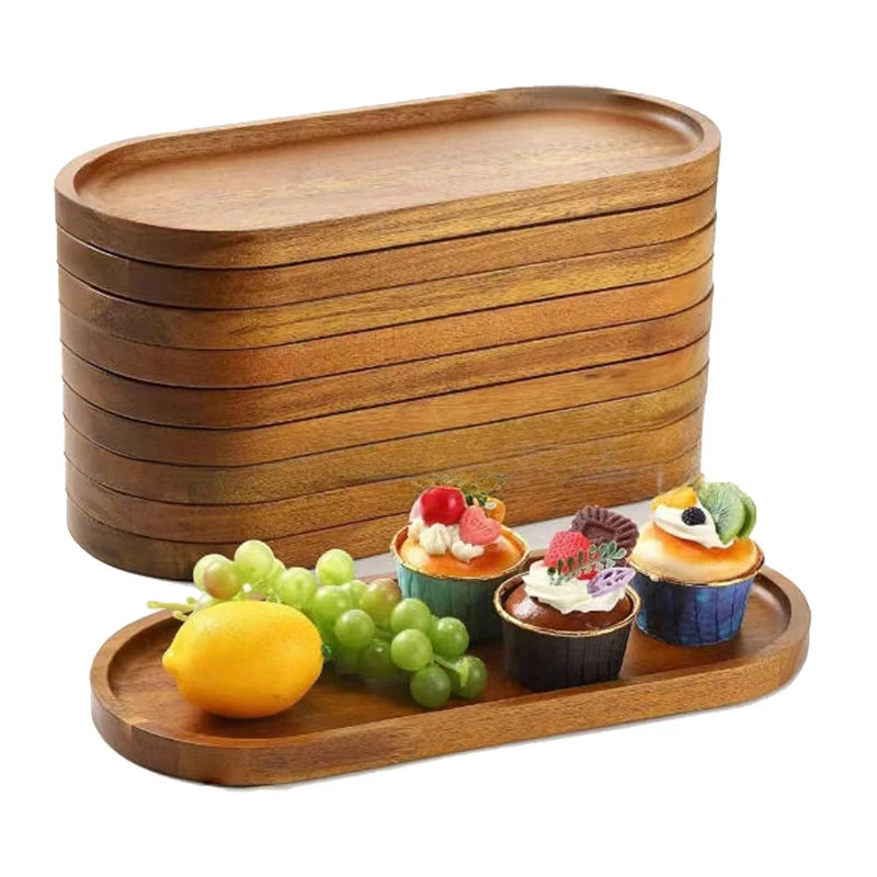 Oval Wooden Serving Platter, product photo 4