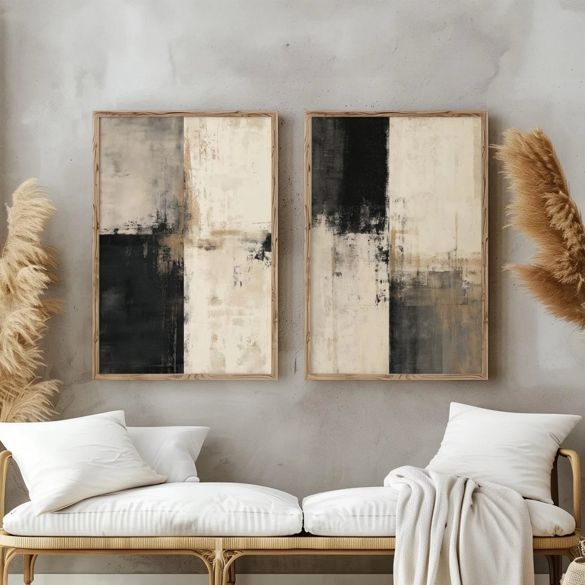 Design 11 wabi sabi diptych