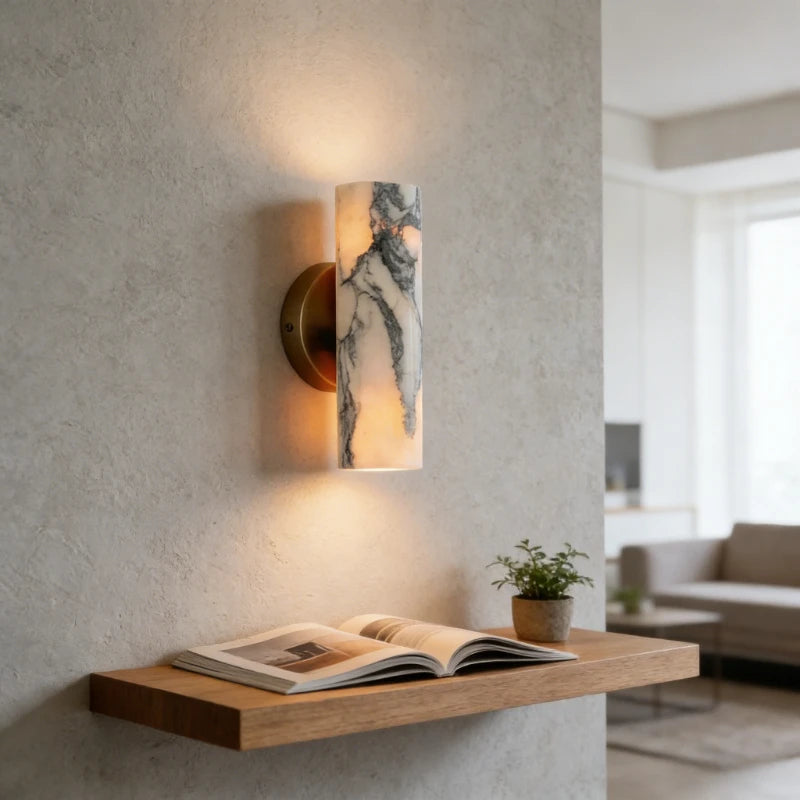 Marble Slab Wall Sconce, product photo 2