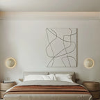 Round Cream Wall Lamp, product photo 4