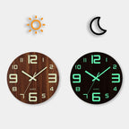 Luminous Wooden Wall Clock, product photo 2