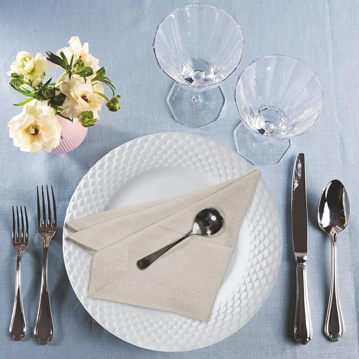 Linen Cotton Napkins Set of 6, product photo 2