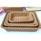 Rectangular Rattan-Style Storage Basket, product photo 3