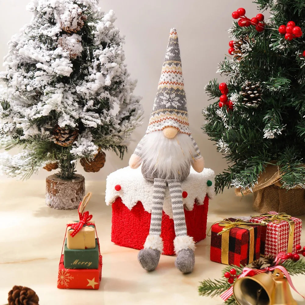 Knitted Christmas gnome