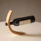 Bamboo Balance Wine Bottle Holder, product photo 1