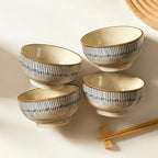 Small Ceramic Bowls, 11.5 cm Thick Bowls for Rice, Dessert, Soup and Dips, Set of 2 or 4