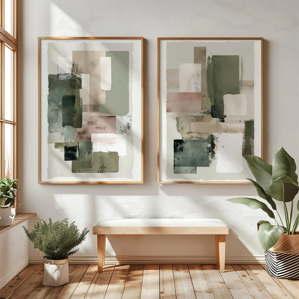 Design 13 wabi sabi diptych
