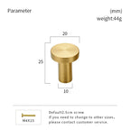Brass Wall Hooks Set of 4, product photo 1
