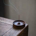 Walnut Incense Holder, product photo 2