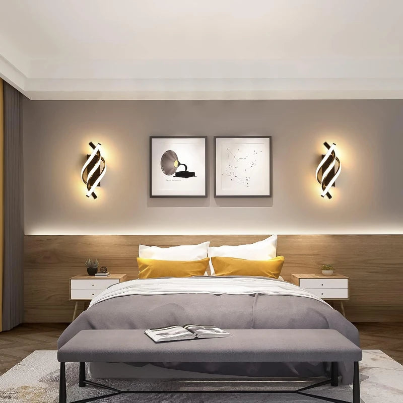 Spiral LED Wall Lamp, product photo 2