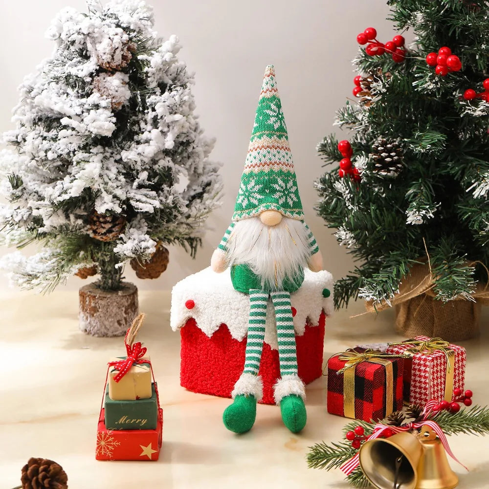 Knitted Christmas gnome