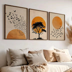 Design 05 alpine line landscape set of 3