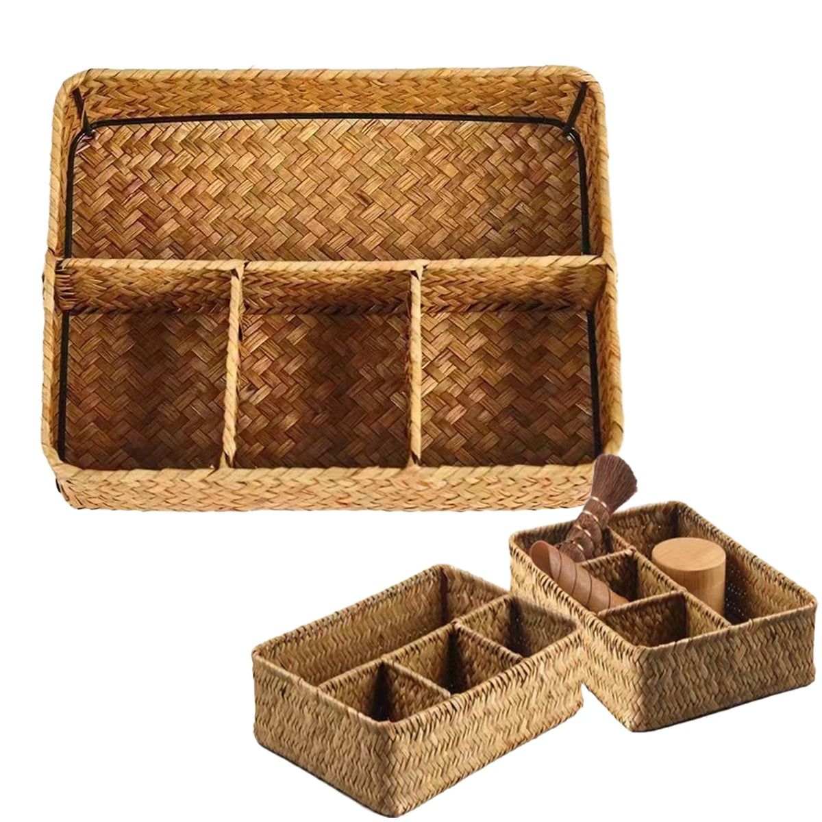 Seagrass Desk Basket, product photo 3