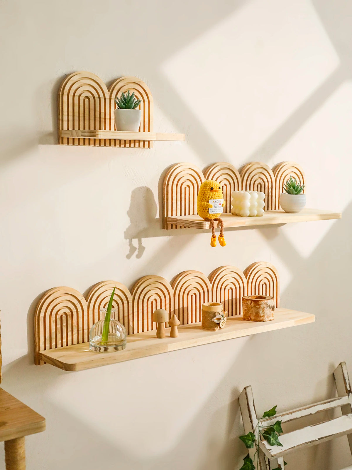 Boho Arched Wall Shelf, product photo 1