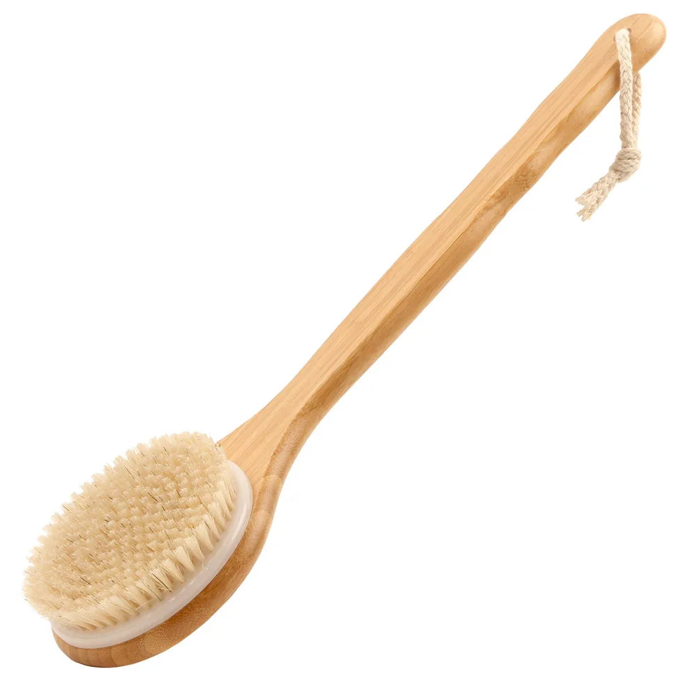 Long Handle Wooden Bath Brush, product photo 3