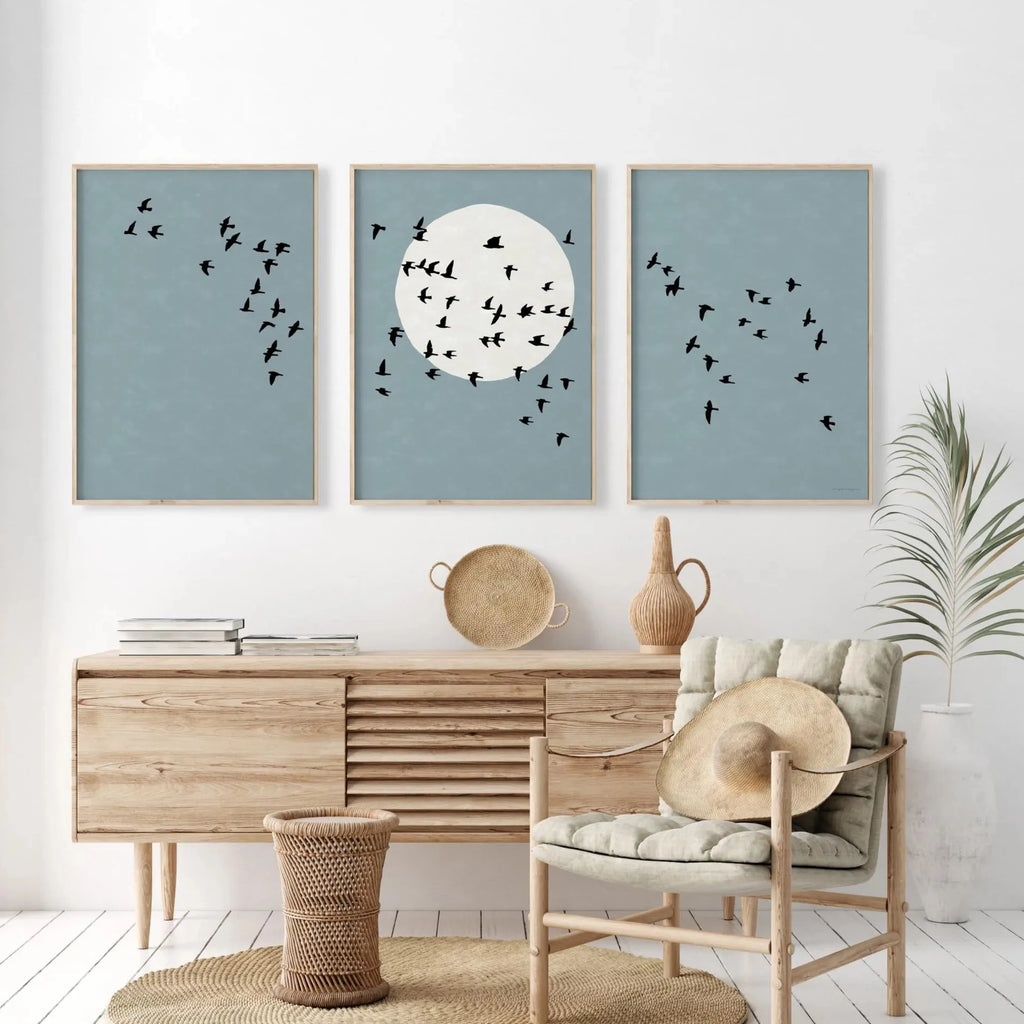 Design 06 alpine line landscape set of 3