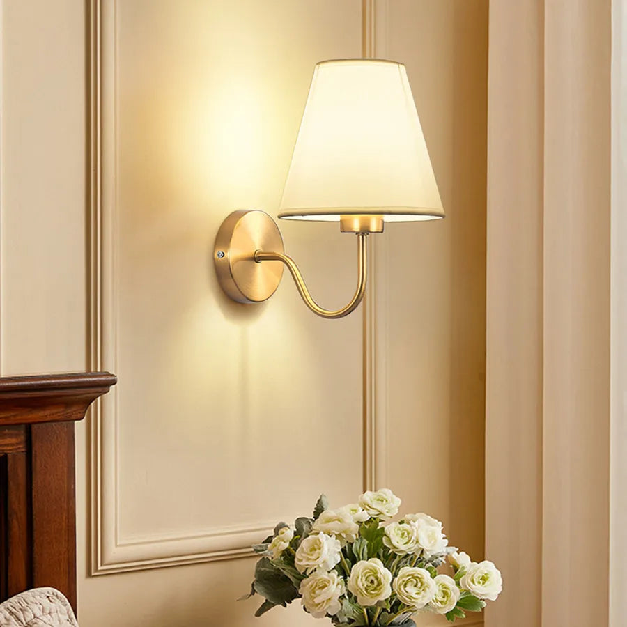 Fabric Shade Wall Lamp, product photo 1
