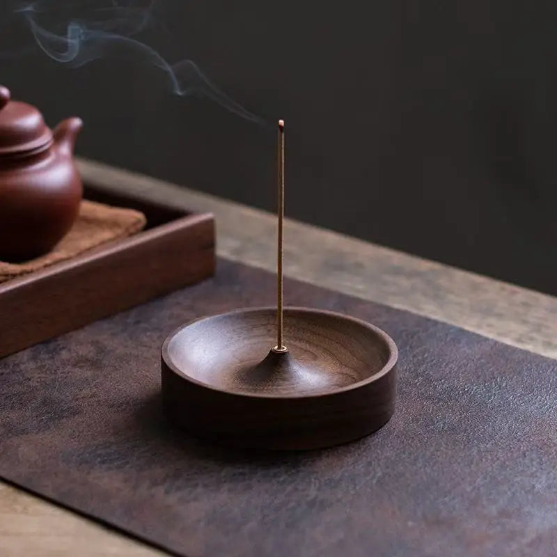 Walnut Incense Holder, product photo 3
