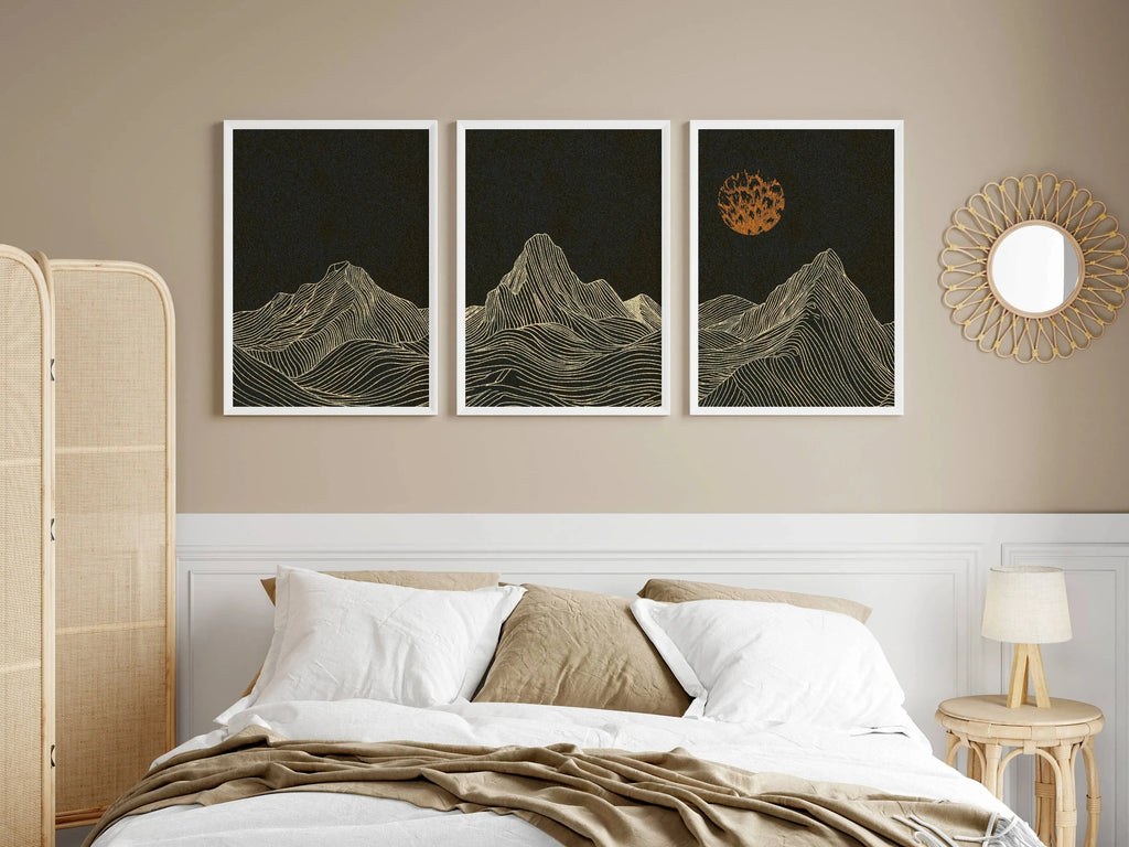 Design 07 alpine line landscape set of 3
