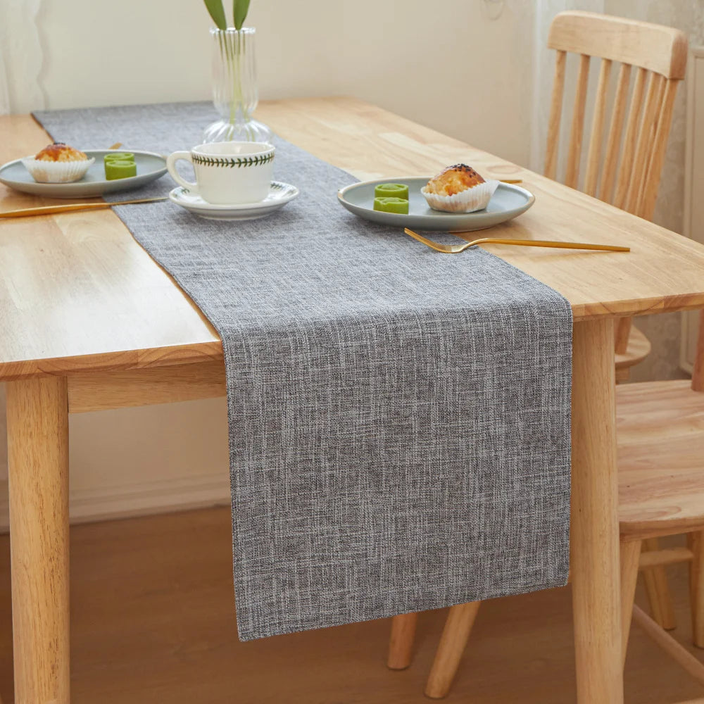 Faux Linen Table Runner, product photo 4