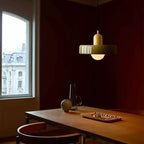 Colored Glass Disc Pendant Light, product photo 3