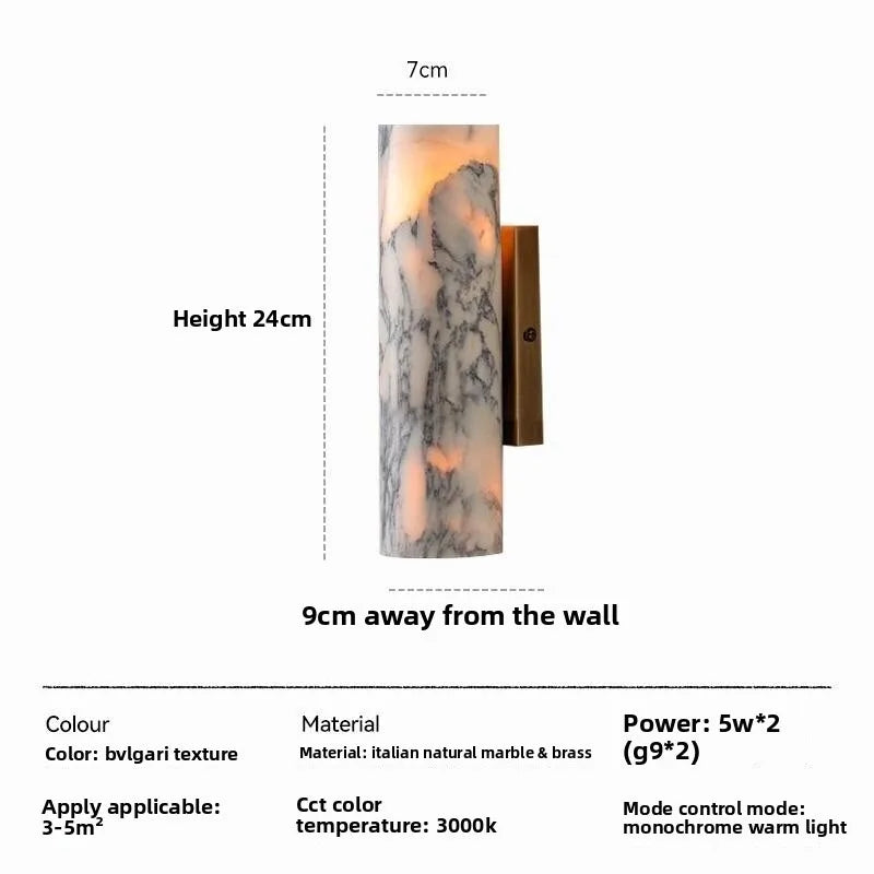 Marble Slab Wall Sconce, product photo 5