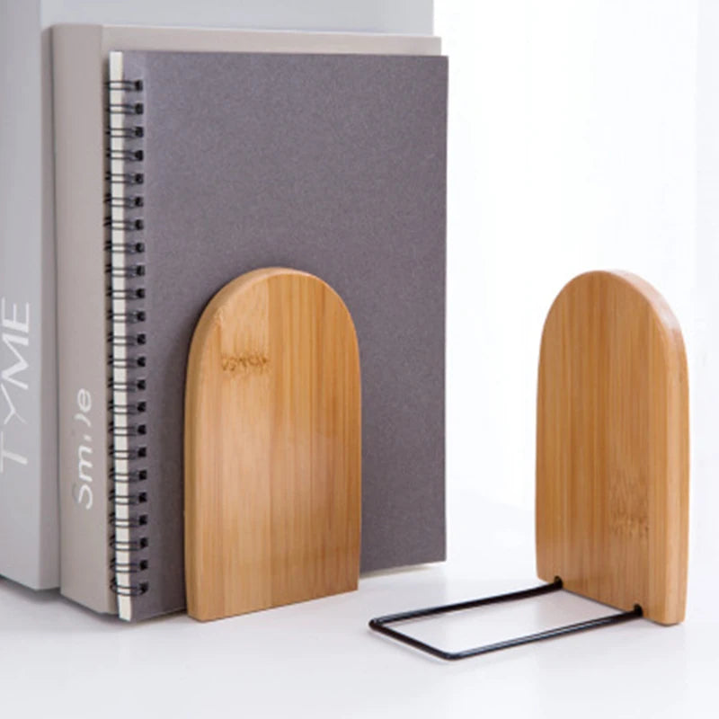 Bamboo Bookends Set of 2, product photo 1